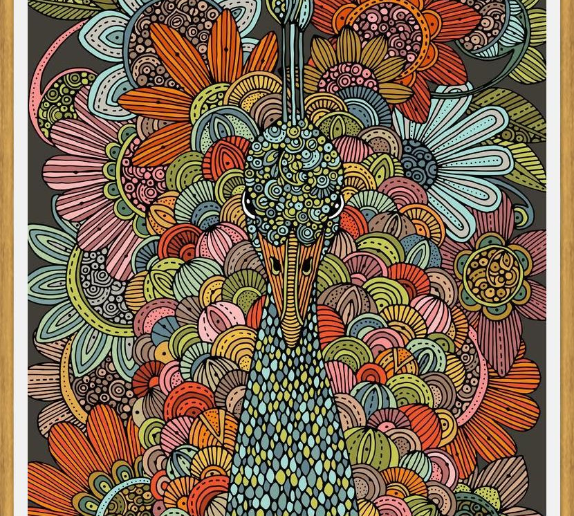 Cuadro El pavo real