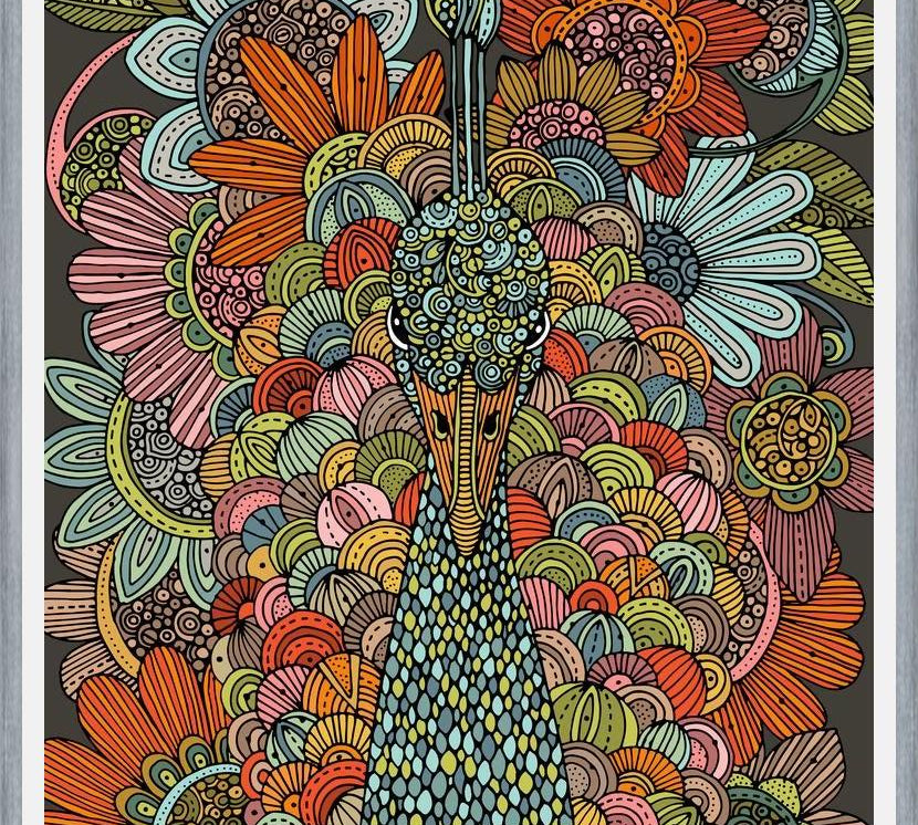 Cuadro El pavo real
