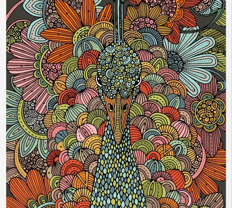 Cuadro El pavo real