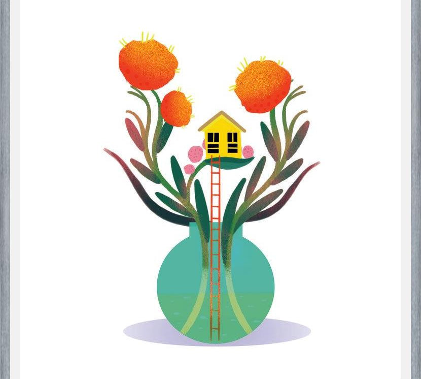 Cuadro Casa surreal