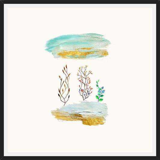 Cuadro The Plants And The Painting