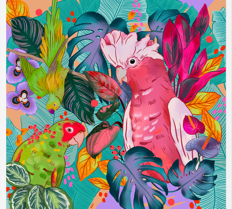Cuadro Jungle life