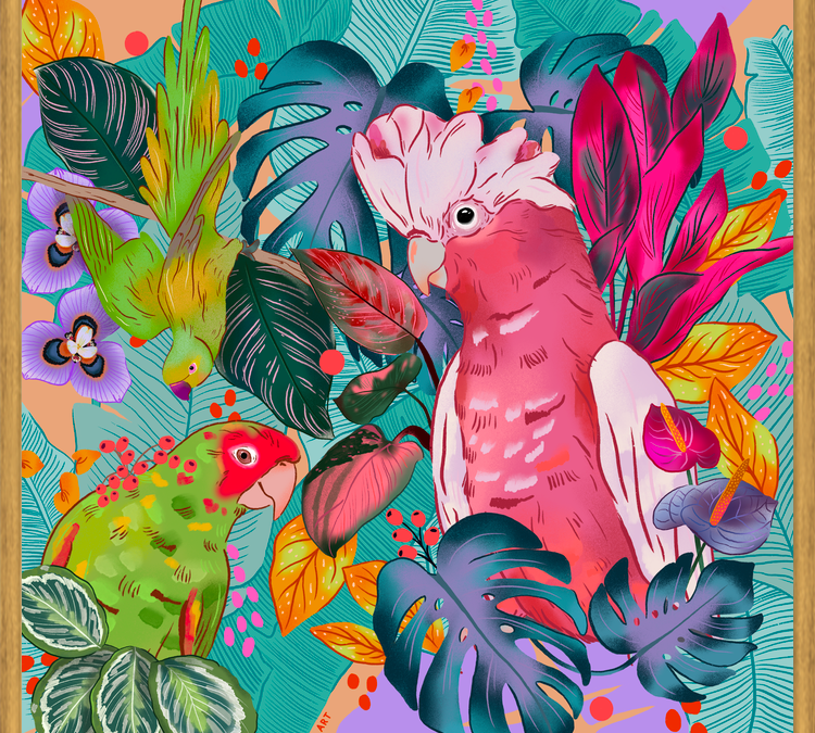 Cuadro Jungle life