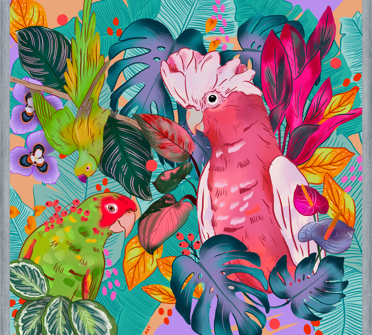 Cuadro Jungle life
