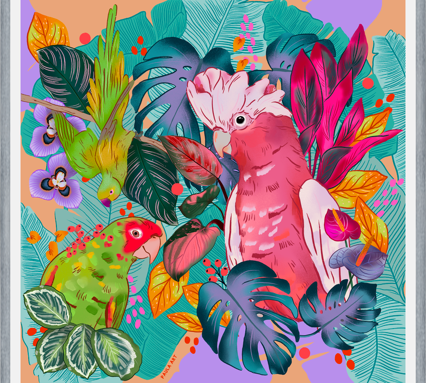 Cuadro Jungle life