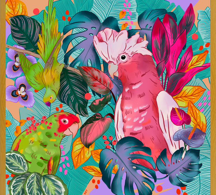 Cuadro Jungle life