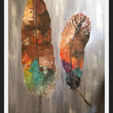 Cuadro plumas