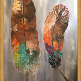 Cuadro plumas