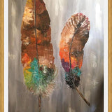 Cuadro plumas