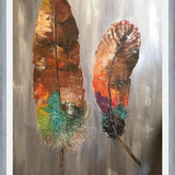 Cuadro plumas