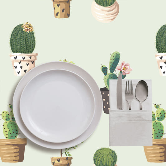 Mantel de Hule Cactus Love 02