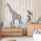 Papel Mural Camino de Animales