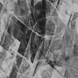 Canvas Black and White Stained Glass