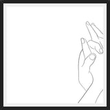 Cuadro Hands series - Together