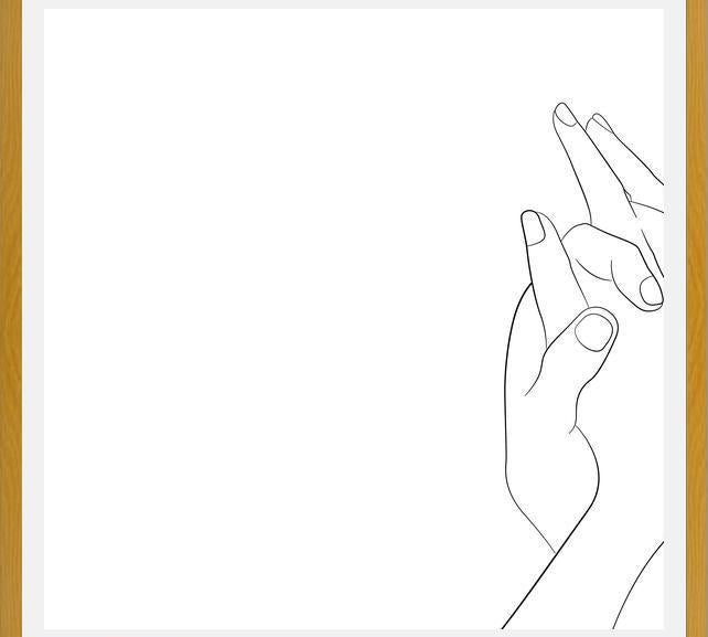 Cuadro Hands series - Together