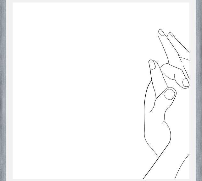 Cuadro Hands series - Together