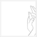 Cuadro Hands series - Together