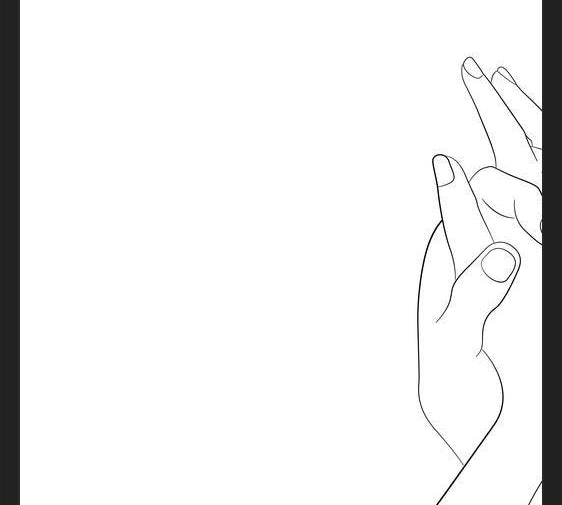Cuadro Hands series - Together