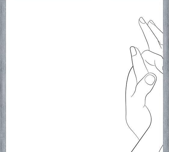 Cuadro Hands series - Together