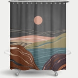 Cortina de Baño Mineral inspired landscapes 2