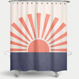 Cortina de Baño Asian Sunrise
