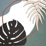 Canvas Leaves Boho V