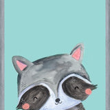 Cuadro Painted racoon on mint