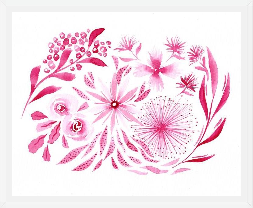 Cuadro fucsia