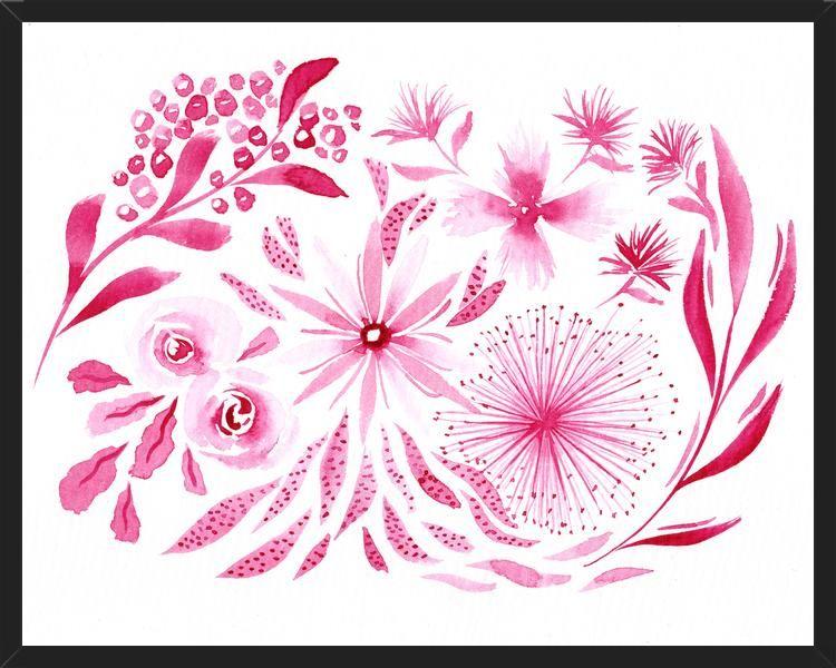 Cuadro fucsia