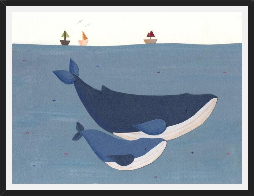 Cuadro Ballenas