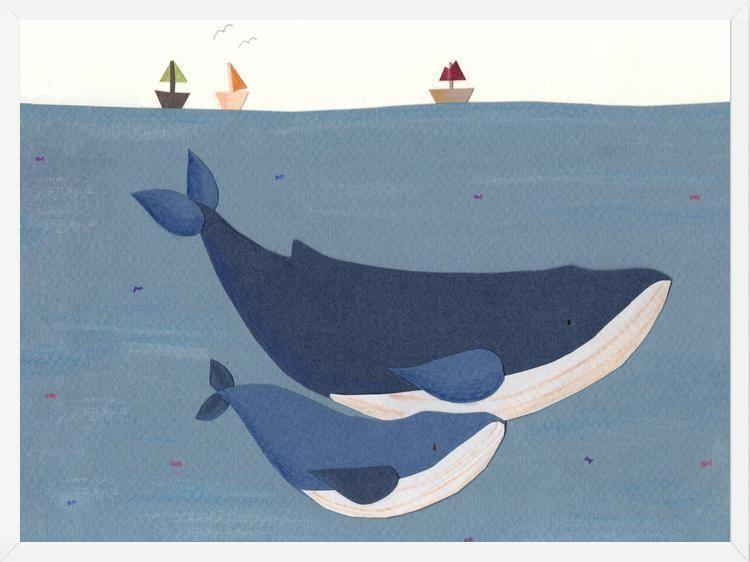 Cuadro Ballenas