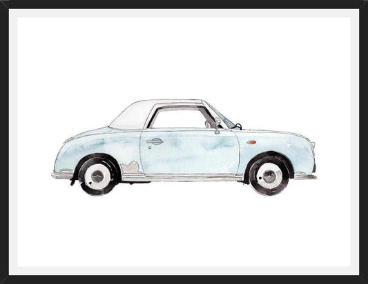 Cuadro Light blue Car