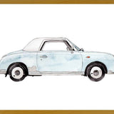 Cuadro Light blue Car