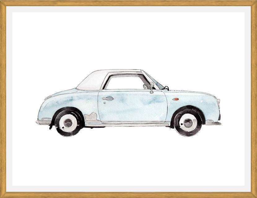 Cuadro Light blue Car