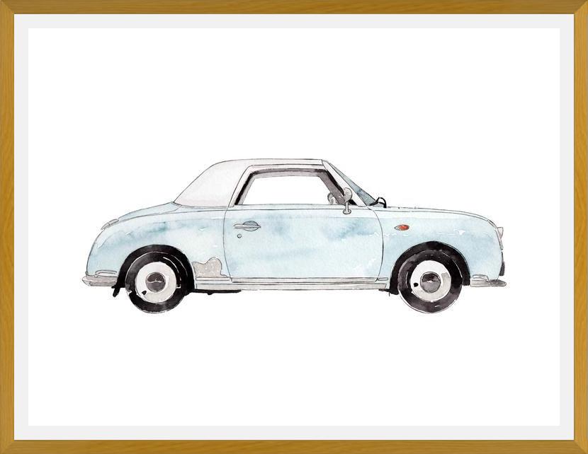 Cuadro Light blue Car