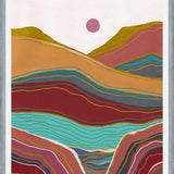 Cuadro Retro rainbow landscape 3