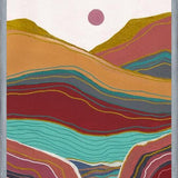 Cuadro Retro rainbow landscape 3