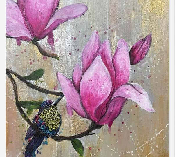 Cuadro magnolias 3 de 3