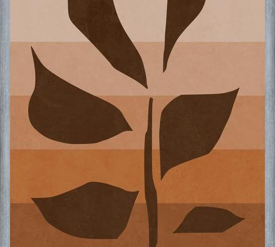 Cuadro Planta Naranja