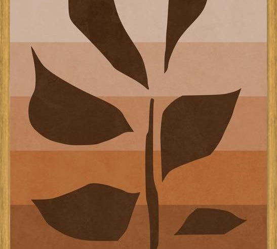 Cuadro Planta Naranja