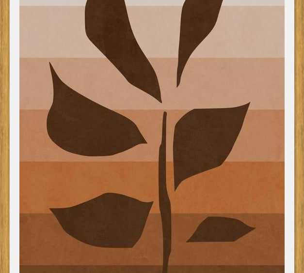 Cuadro Planta Naranja