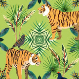 Canvas Jungle Love Tigers