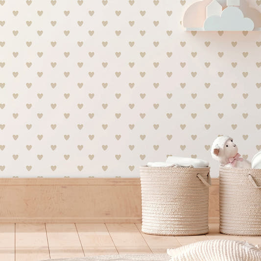 Papel Mural Corazones