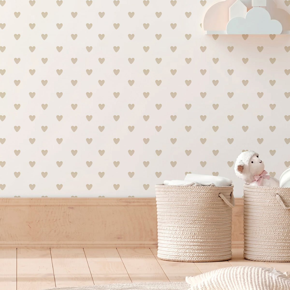 Papel Mural Corazones
