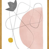Cuadro Abstraction with gray lines 2