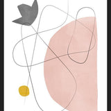 Cuadro Abstraction with gray lines 2