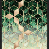Cuadro Leaves and Cubes