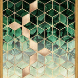 Cuadro Leaves and Cubes