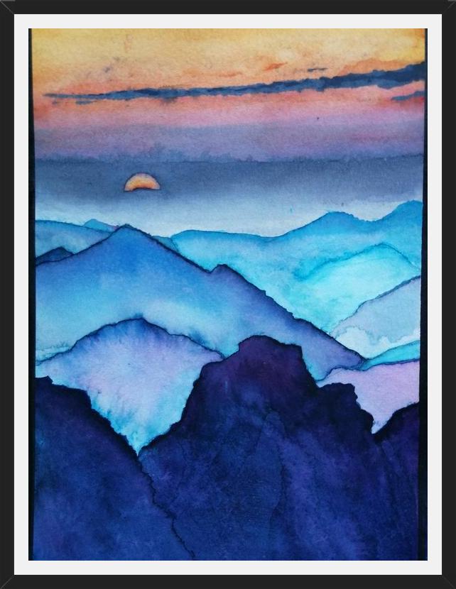 Cuadro Sunset