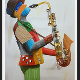 Cuadro Saxofonista